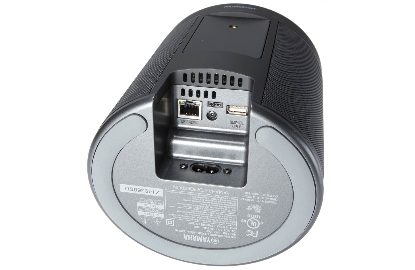 Yamaha MusicCast 20 (WX-021) Wireless Speaker - Underside connections