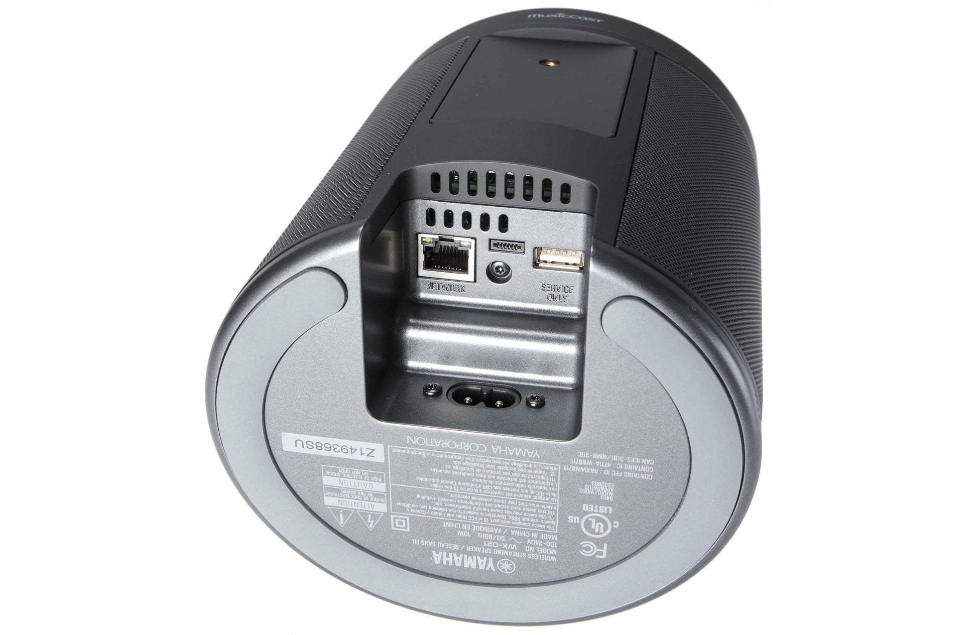 Yamaha MusicCast 20 (WX-021) Wireless Speaker - Underside connections