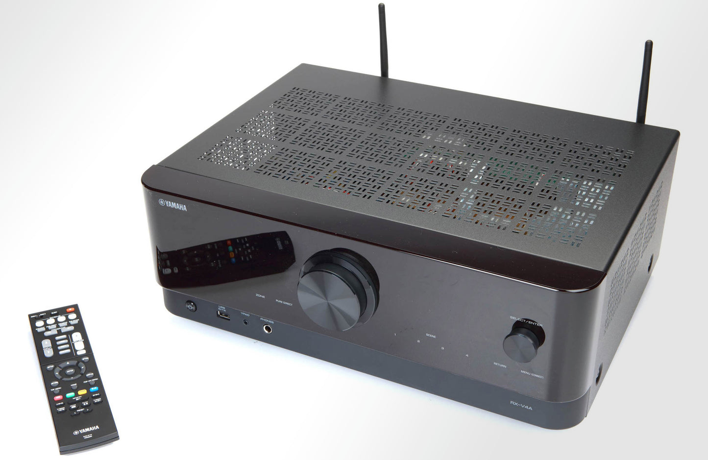 Yamaha RX-V4A 8K Home Theatre Receiver - Includes Yamaha system remote
